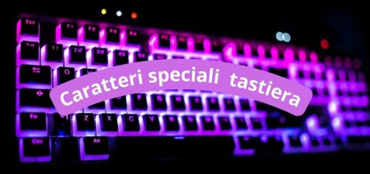caratteri speciali tastiera